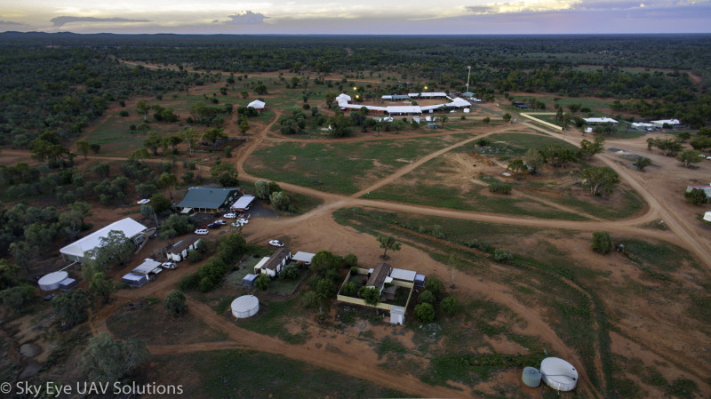 An aerial view of Brewarrina correctional facility